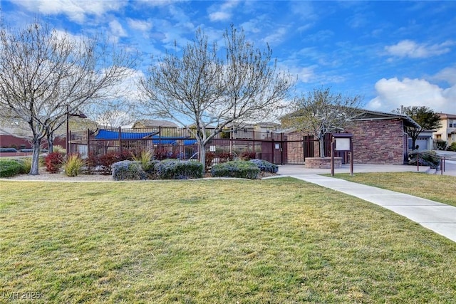 5434 Fawn Chase Way, Las Vegas, NV 89135 - single story home featuring a front lawn