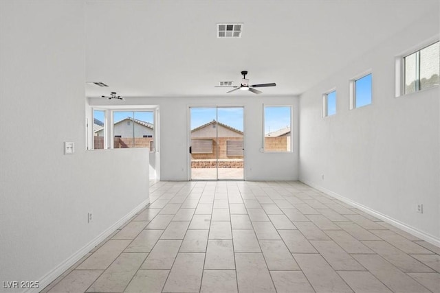 10642 Dawns Mist Ave, Las Vegas, NV 89129 - unfurnished room featuring a ceiling fan and baseboards