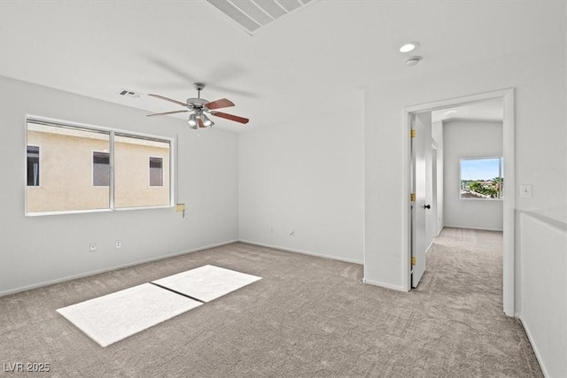 10642 Dawns Mist Ave, Las Vegas, NV 89129 - carpeted spare room featuring ceiling fan, baseboards, and a smoke detector