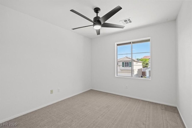 10642 Dawns Mist Ave, Las Vegas, NV 89129 - carpeted empty room with a ceiling fan and baseboards