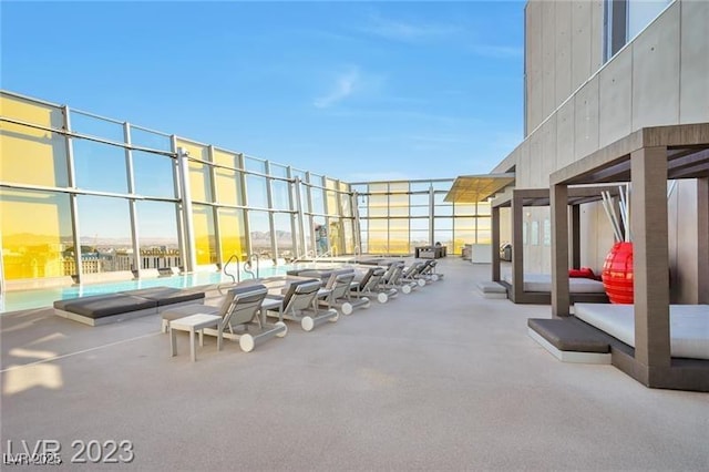 3722 Las Vegas Blvd Unit 603, Las Vegas, NV 89158 - view of patio featuring a community pool