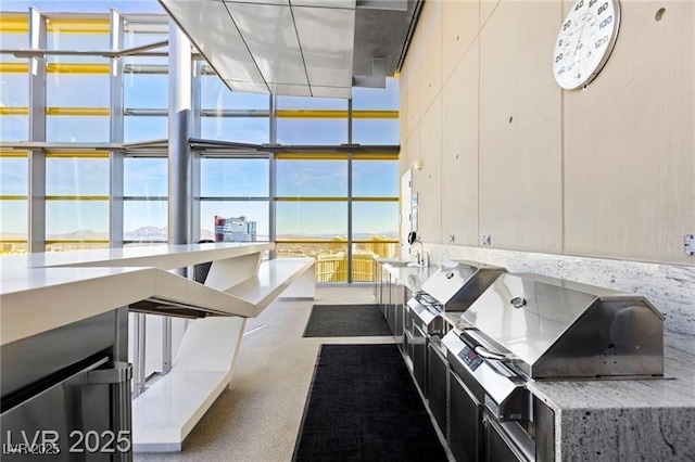 3722 Las Vegas Blvd Unit 603, Las Vegas, NV 89158 - misc room with floor to ceiling windows and a sink