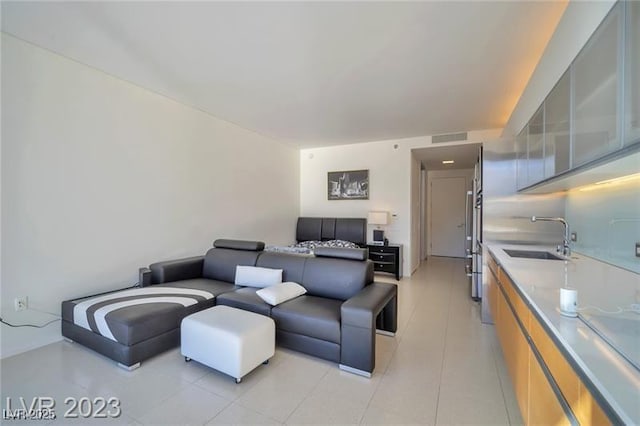 3722 Las Vegas Blvd Unit 603, Las Vegas, NV 89158 - living room featuring light tile patterned floors