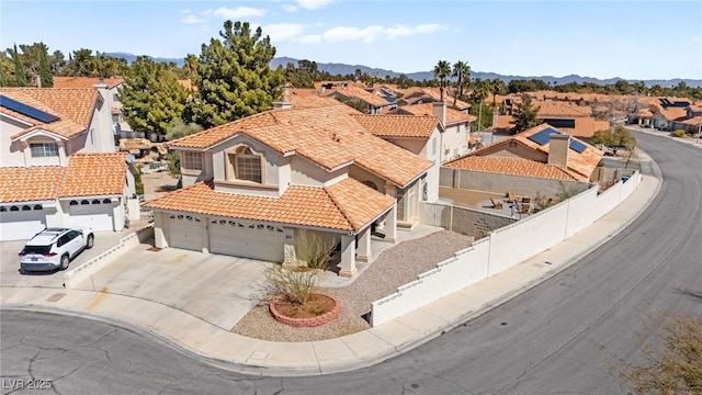 2021 Summit Pointe Dr, Las Vegas, NV 89117 - aerial perspective of suburban area featuring a mountainous background