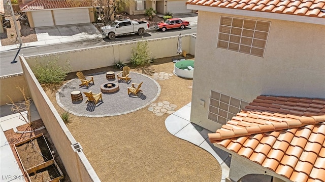 2021 Summit Pointe Dr, Las Vegas, NV 89117 - view of yard with a patio area