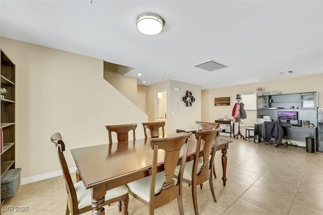 5321 Welch Valley Ave, Las Vegas, NV 89131 - dining space with light tile patterned floors and baseboards