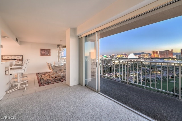3111 Bel Air Dr Unit 23A, Las Vegas, NV 89109 - balcony with a city view