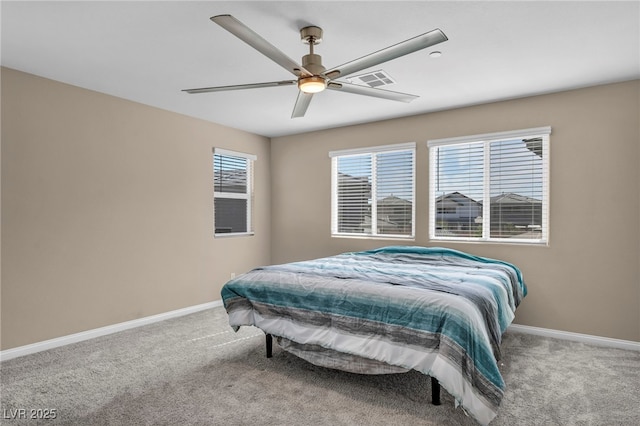 688 Monroe Hill Pl, Henderson, NV 89011 - bedroom featuring carpet, baseboards, and a ceiling fan