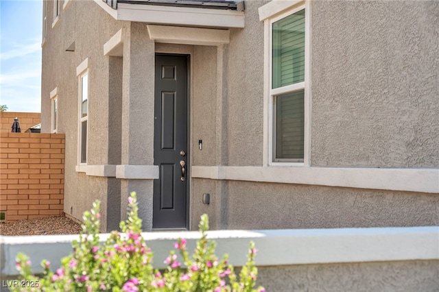 688 Monroe Hill Pl, Henderson, NV 89011 - doorway to property with stucco siding