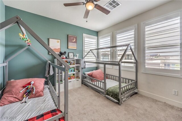 9655 Skye Star Ave, Las Vegas, NV 89166 - carpeted bedroom featuring multiple windows and baseboards