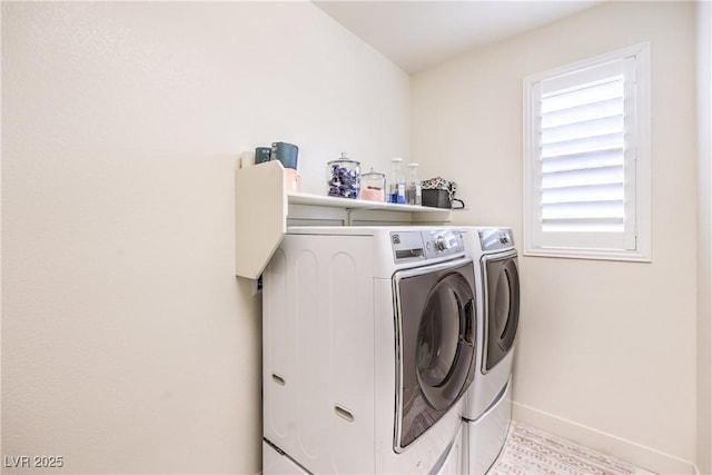 9655 Skye Star Ave, Las Vegas, NV 89166 - washroom featuring washing machine and clothes dryer and baseboards