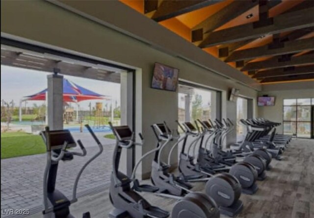 9655 Skye Star Ave, Las Vegas, NV 89166 - view of exercise room