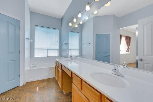 8849 Pheasant Valley Way, Las Vegas, NV 89123 - full bath featuring double vanity and a bath