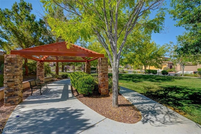 11441 Drappo Ave, Las Vegas, NV 89138 - view of community featuring a lawn