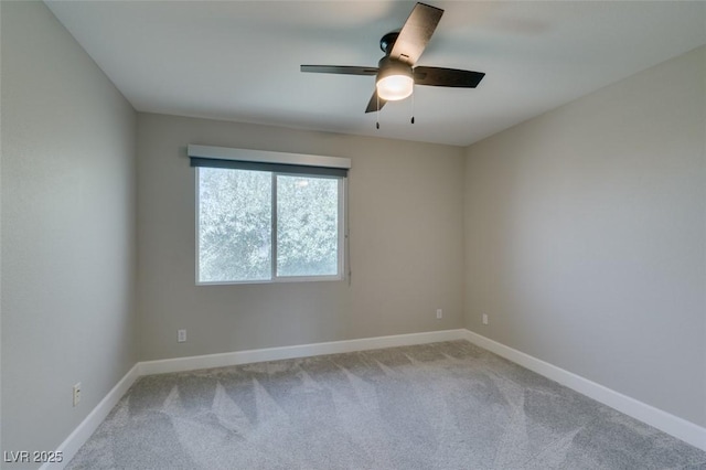 10908 Royal Highlands St, Las Vegas, NV 89141 - spare room featuring carpet floors, baseboards, and a ceiling fan