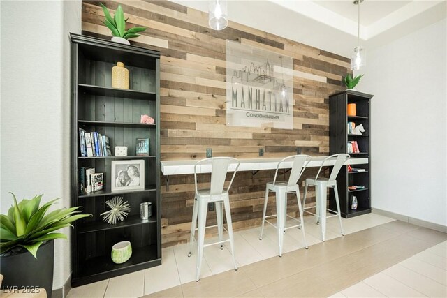 68 E Serene Ave Unit 224, Las Vegas, NV 89123 - bar featuring wooden walls and baseboards