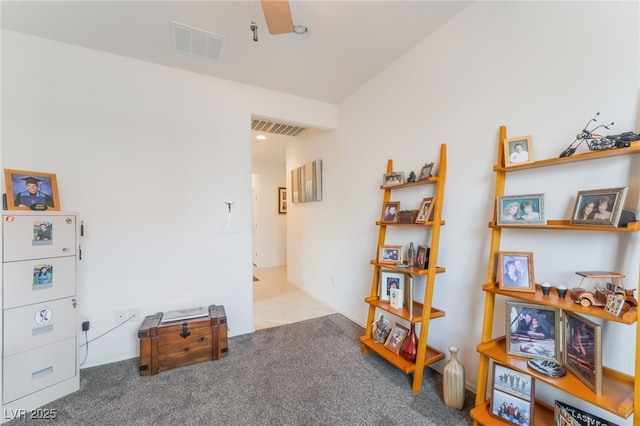 2413 Mourning Warbler Ave, North Las Vegas, NV 89084 - living area with carpet floors