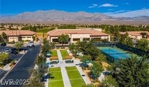 2413 Mourning Warbler Ave, North Las Vegas, NV 89084 - drone / aerial view of a mountainous background