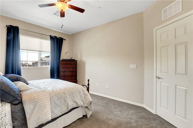 1560 Plaza Centre Dr Unit 103, Las Vegas, NV 89135 - bedroom with carpet floors, baseboards, and ceiling fan