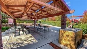 1560 Plaza Centre Dr Unit 103, Las Vegas, NV 89135 - view of home's community with a patio area and a gazebo