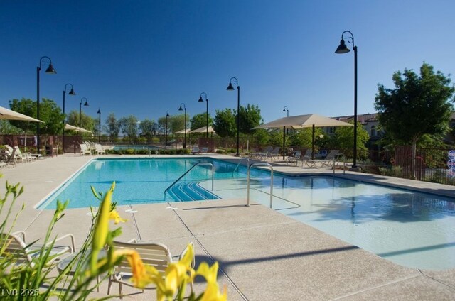 2776 Via Napoli, Henderson, NV 89044 - community pool featuring a patio area