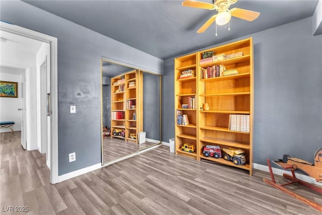 110 Huckleberry Ln, Henderson, NV 89074 - interior space featuring wood finished floors, baseboards, and a closet