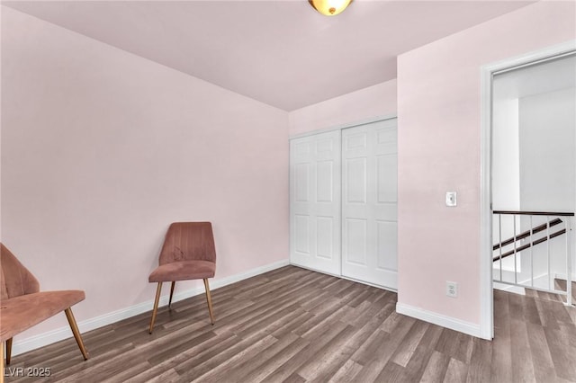 110 Huckleberry Ln, Henderson, NV 89074 - unfurnished room with baseboards and wood finished floors