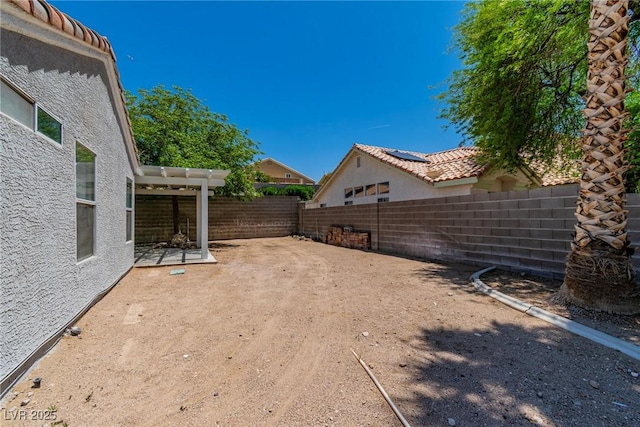 831 Purple Sage Ter, Henderson, NV 89015 - fenced backyard with a patio area and a pergola