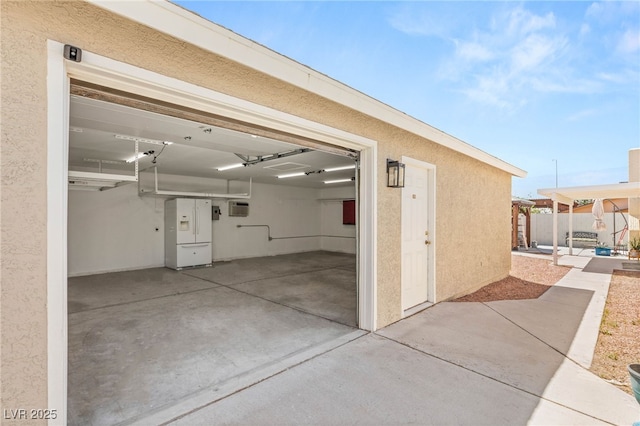 1505 Irene Dr, Boulder City, NV 89005 - garage with a wall mounted air conditioner