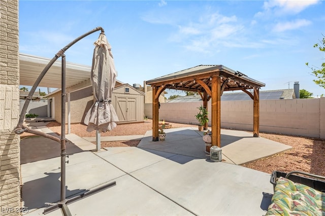 1505 Irene Dr, Boulder City, NV 89005 - fenced backyard with a gazebo and a patio