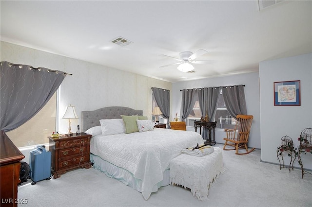 3404 Brayton Mist Dr, North Las Vegas, NV 89081 - bedroom featuring carpet floors and ceiling fan