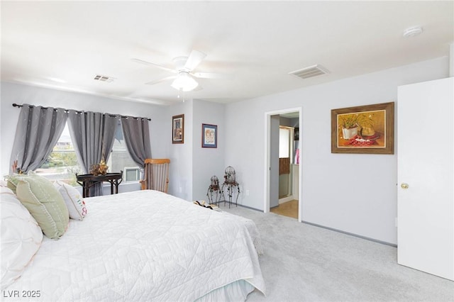 3404 Brayton Mist Dr, North Las Vegas, NV 89081 - carpeted bedroom with ceiling fan and baseboards