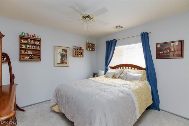 3404 Brayton Mist Dr, North Las Vegas, NV 89081 - carpeted bedroom with baseboards and ceiling fan