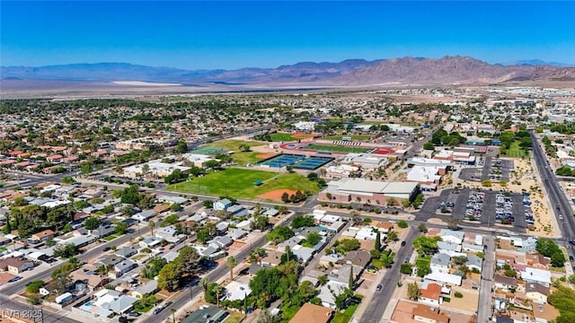524 Hopi Pl, Boulder City, NV 89005 - aerial view of property and surrounding area with a mountain backdrop