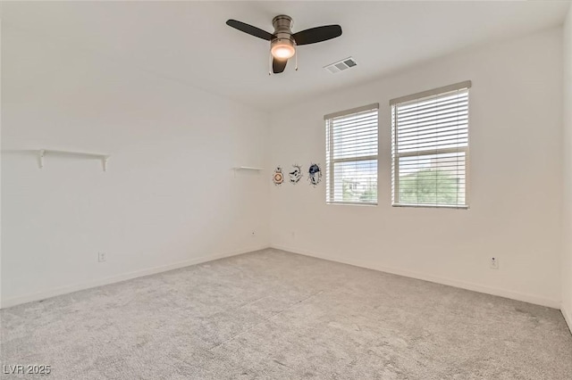 6830 Fallen Rock St, North Las Vegas, NV 89084 - unfurnished room featuring carpet flooring, ceiling fan, and baseboards
