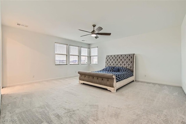 6830 Fallen Rock St, North Las Vegas, NV 89084 - bedroom with carpet floors, baseboards, and ceiling fan