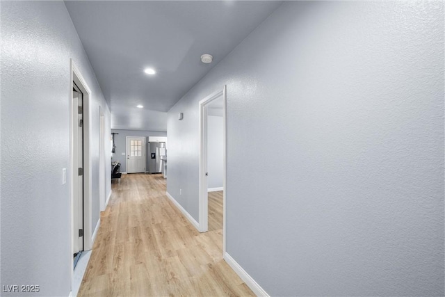 100 Eton St, Pahrump, NV 89048 - hall with recessed lighting and light wood-style flooring