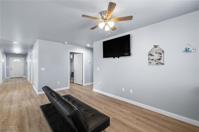 100 Eton St, Pahrump, NV 89048 - exercise area featuring ceiling fan and light wood finished floors