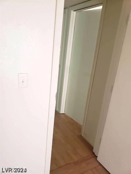 3435 Villa Knolls S Dr, Las Vegas, NV 89120 - corridor with light wood-style flooring