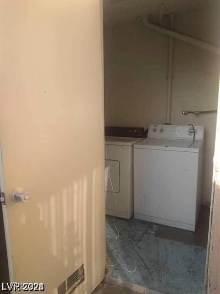 3435 Villa Knolls S Dr, Las Vegas, NV 89120 - laundry room with independent washer and dryer