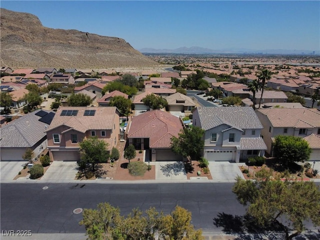 4020 Driscoll Mountain St, Las Vegas, NV 89129 - aerial view of residential area featuring a mountain backdrop