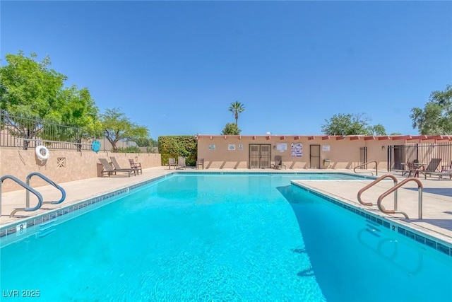3815 Atlantis St, Las Vegas, NV 89121 - community pool featuring a patio