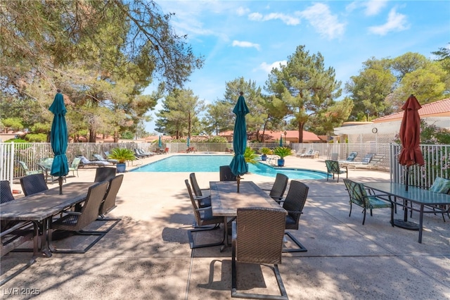 2851 S Valley View Blvd Unit 1071, Las Vegas, NV 89102 - community pool with outdoor dining area and a patio area