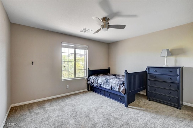 9846 Sunriver Meadows Ave, Las Vegas, NV 89148 - carpeted bedroom with baseboards and a ceiling fan