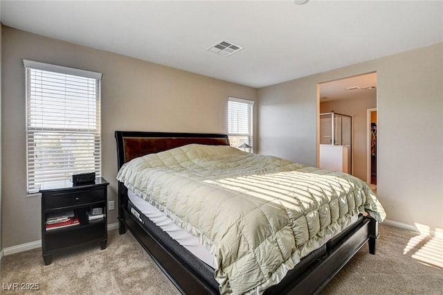9846 Sunriver Meadows Ave, Las Vegas, NV 89148 - bedroom with light carpet and baseboards
