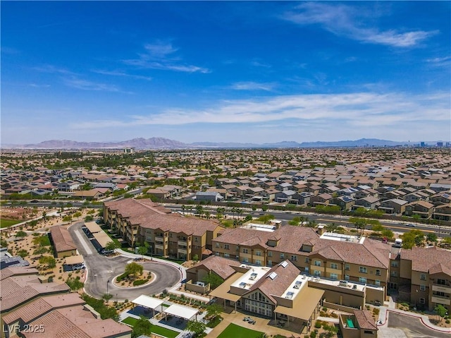 4229 Venus Falls Ave, North Las Vegas, NV 89084 - aerial perspective of suburban area with mountains