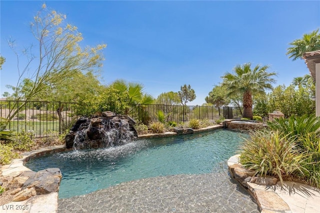 2436 Grassy Spring Pl, Las Vegas, NV 89135 - view of pool with a pool with connected hot tub