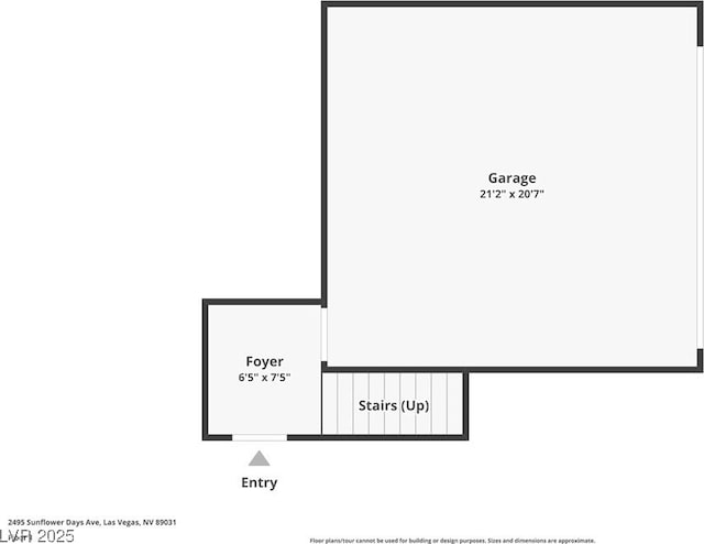 2495 Sunflower Days Ave Unit 2052, North Las Vegas, NV 89031 - room layout