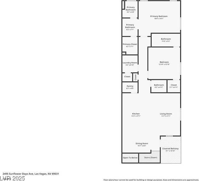 2495 Sunflower Days Ave Unit 2052, North Las Vegas, NV 89031 - home floor plan