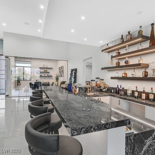 5400 Mello Ave, Las Vegas, NV 89131 - indoor wet bar with recessed lighting